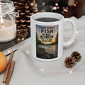 Scenic Sunrise Lake Ceramic Mug (11oz & 15oz) — Tranquil Nature Coffee Cup