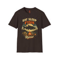 Eat Sleep Fishing Repeat Vintage Camping T-Shirt