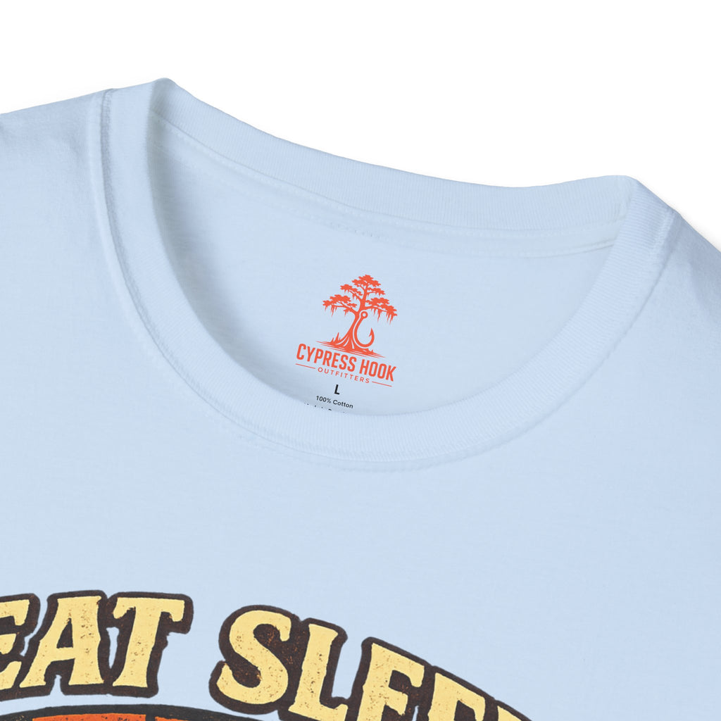 Eat Sleep Fishing Repeat Vintage Camping T-Shirt