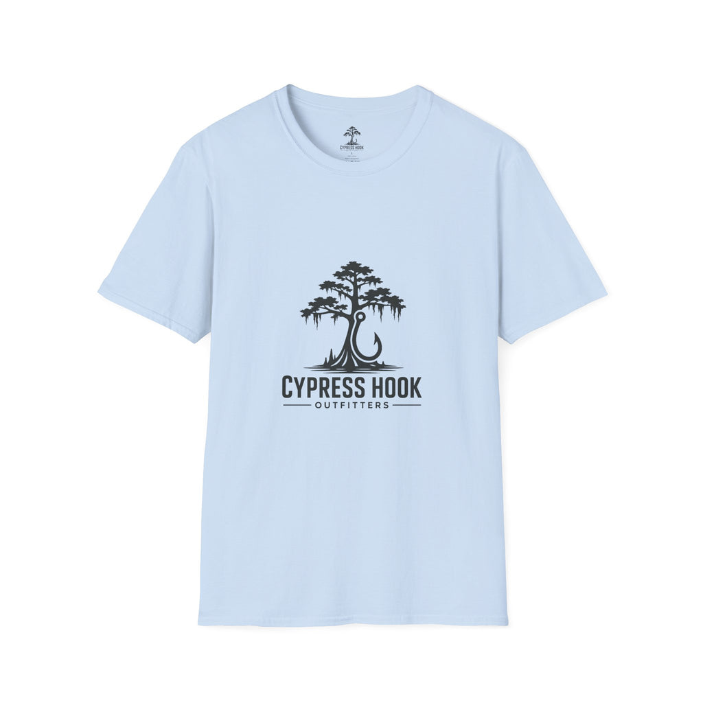 Cypress Hook T-Shirt — Coastal Fishing Logo Tee