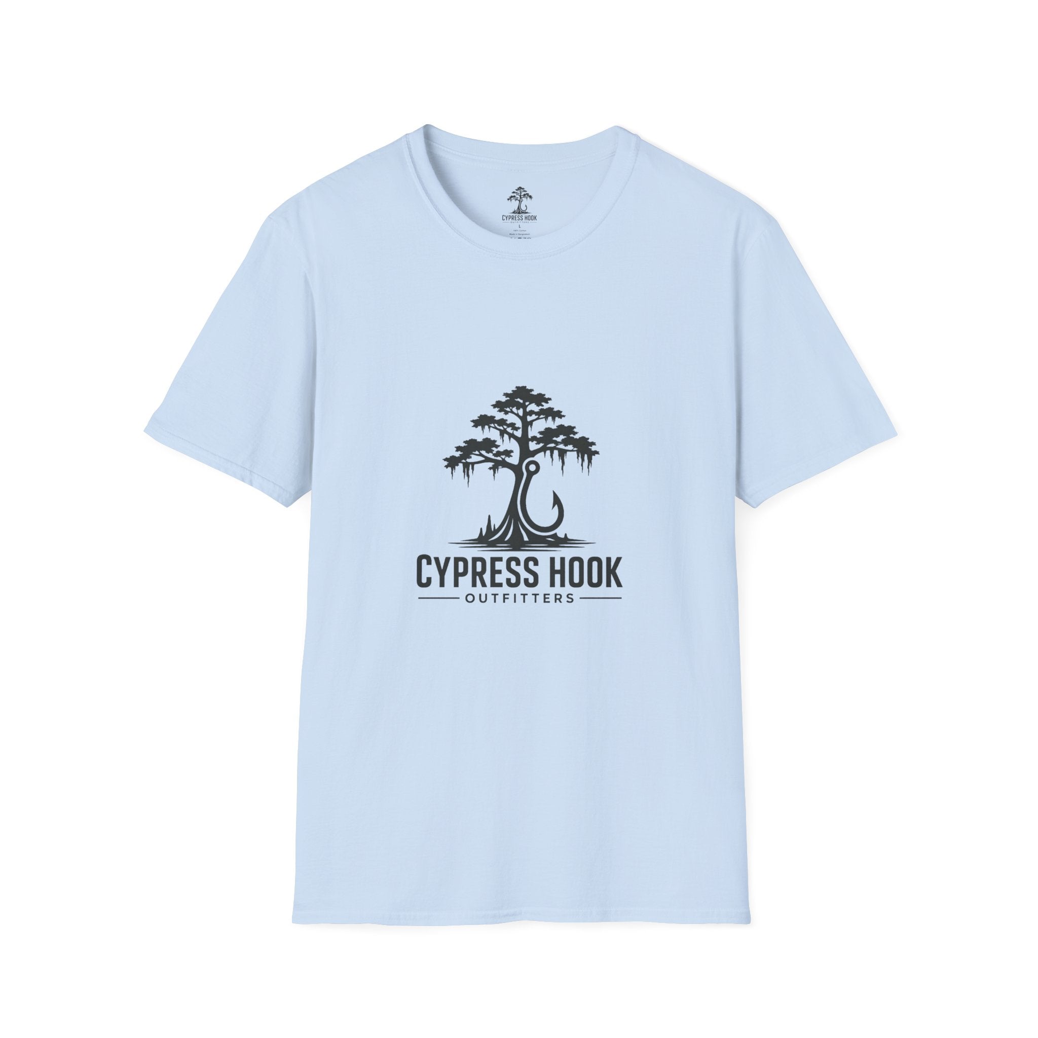 Cypress Hook T-Shirt — Coastal Fishing Logo Tee