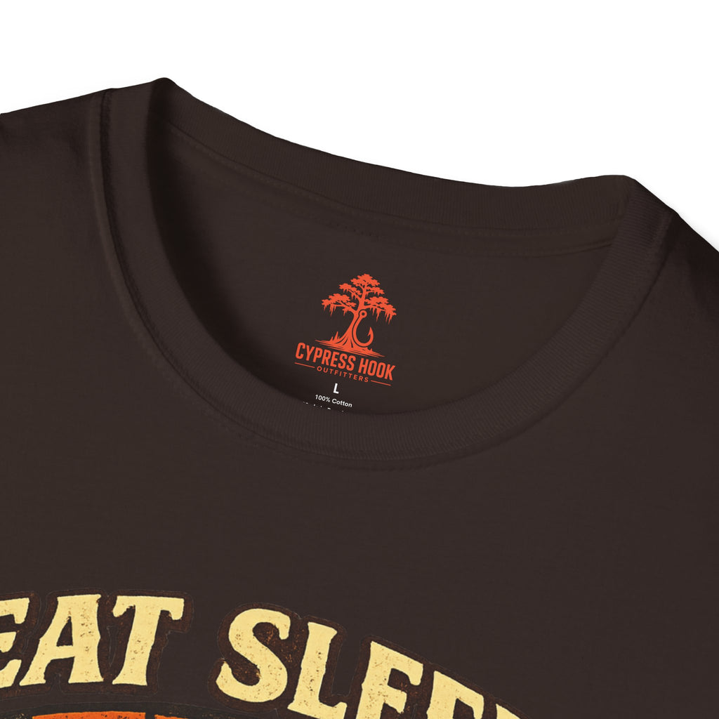 Eat Sleep Fishing Repeat Vintage Camping T-Shirt