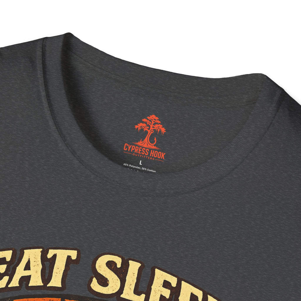 Eat Sleep Fishing Repeat Vintage Camping T-Shirt