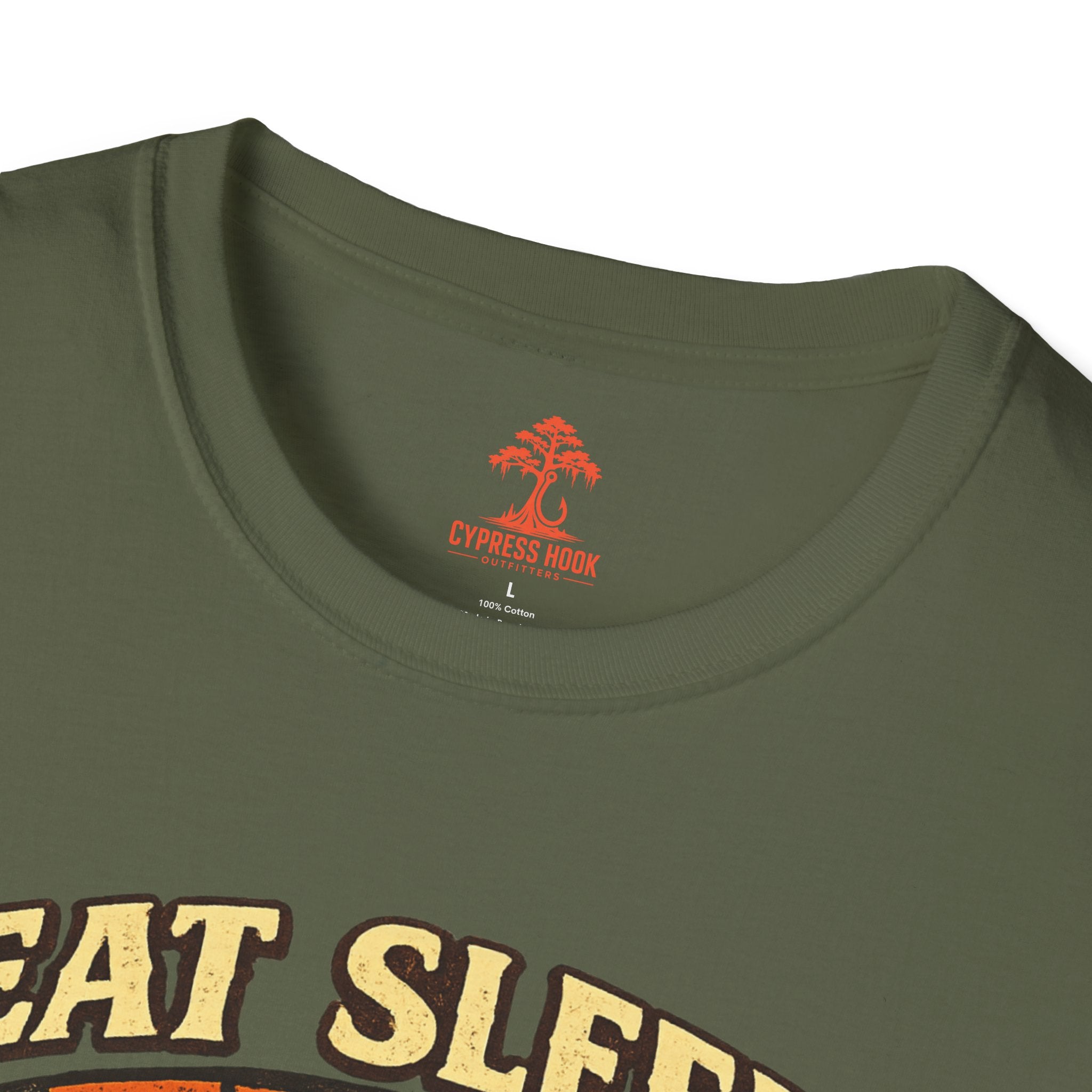 Eat Sleep Fishing Repeat Vintage Camping T-Shirt
