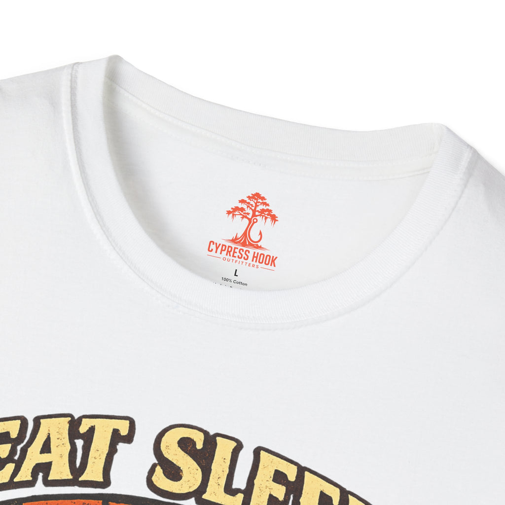 Eat Sleep Fishing Repeat Vintage Camping T-Shirt