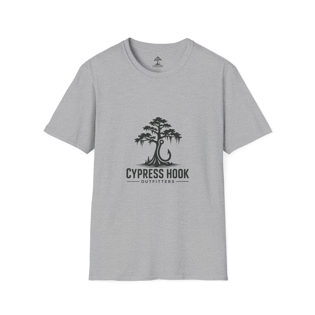 Cypress Hook T-Shirt — Coastal Fishing Logo Tee