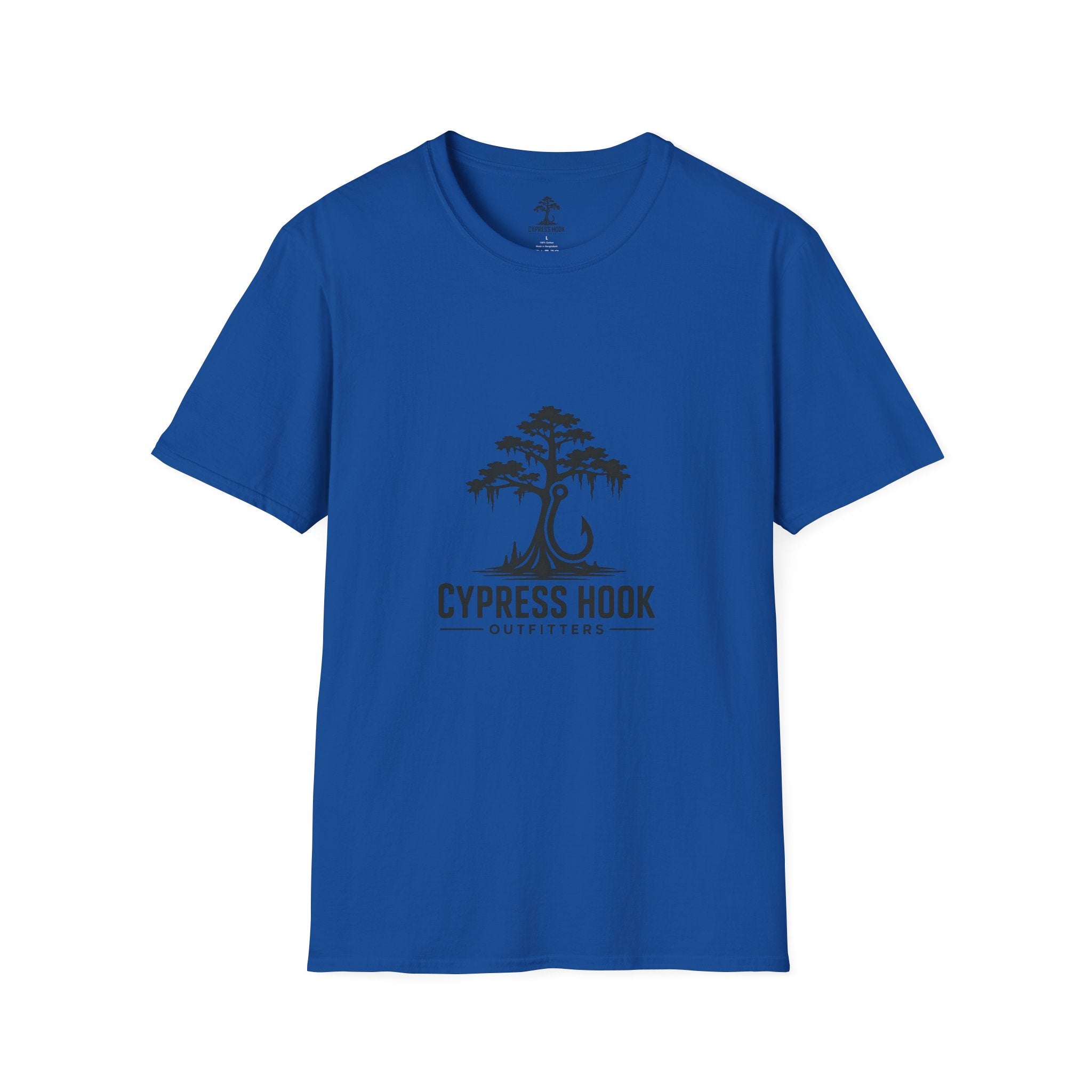 Cypress Hook T-Shirt — Coastal Fishing Logo Tee